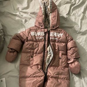 Baby/kid Burberry snowsuit coat 9 months